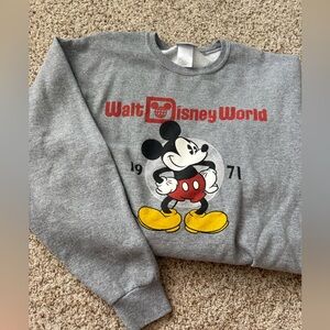 Gray Walt Disney World Mickey Mouse Pullover